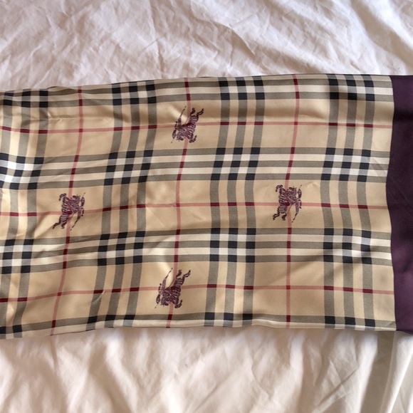 Authentic silk Burberry scarf